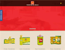 Tablet Screenshot of pakistanoilmills.com